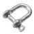 D Shackle HD Galvanised 10mm L40mm with 20mm gap 10mm pin